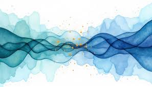 Abstract visualization of daily rhythm patterns with flowing gradients